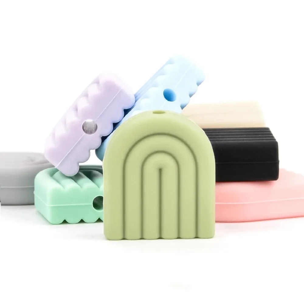 Baby Products Expo - Lofca 40 stks Regenboog Baby Siliconen