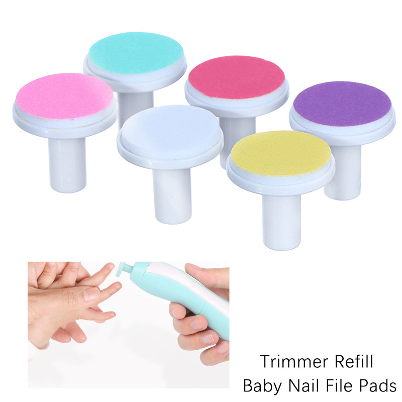 Baby Nail Trimmer Electric - Nieuw-10 stuks baby nagelvijlpads elektrische nageltrimmer