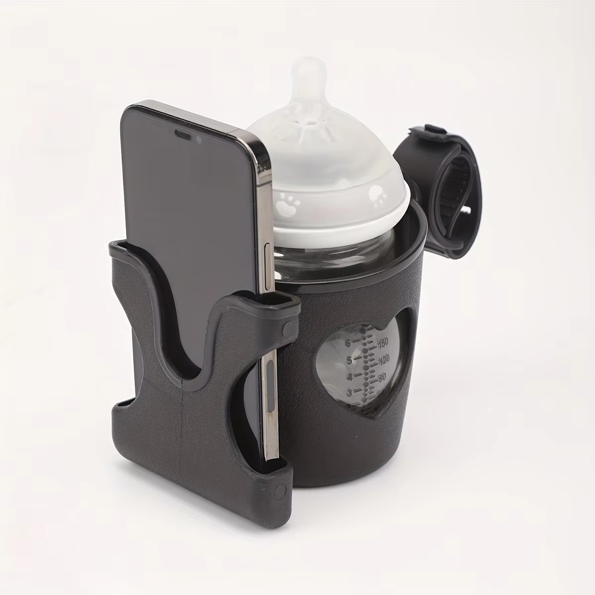 Stroller Accessories - Multifunctionele 2-in-1 kinderwagen bekerhouder met telefoonhouder,