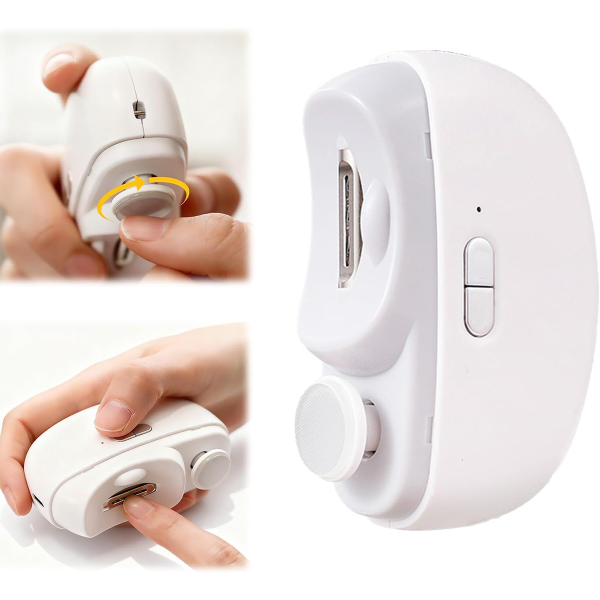 Baby Nail Trimmer Electric - Elektrische nageltrimmer met licht, automatisch trimmen,
