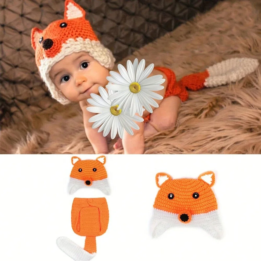 Baby Products Expo - Dieren Stijl Pasgeboren Baby Gehaakte Gebreide