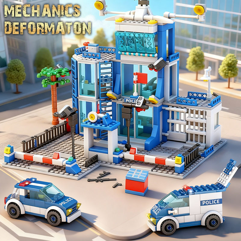 Stadspolitiebureau Bouwstenen  - Lego Set City recensie en prijs