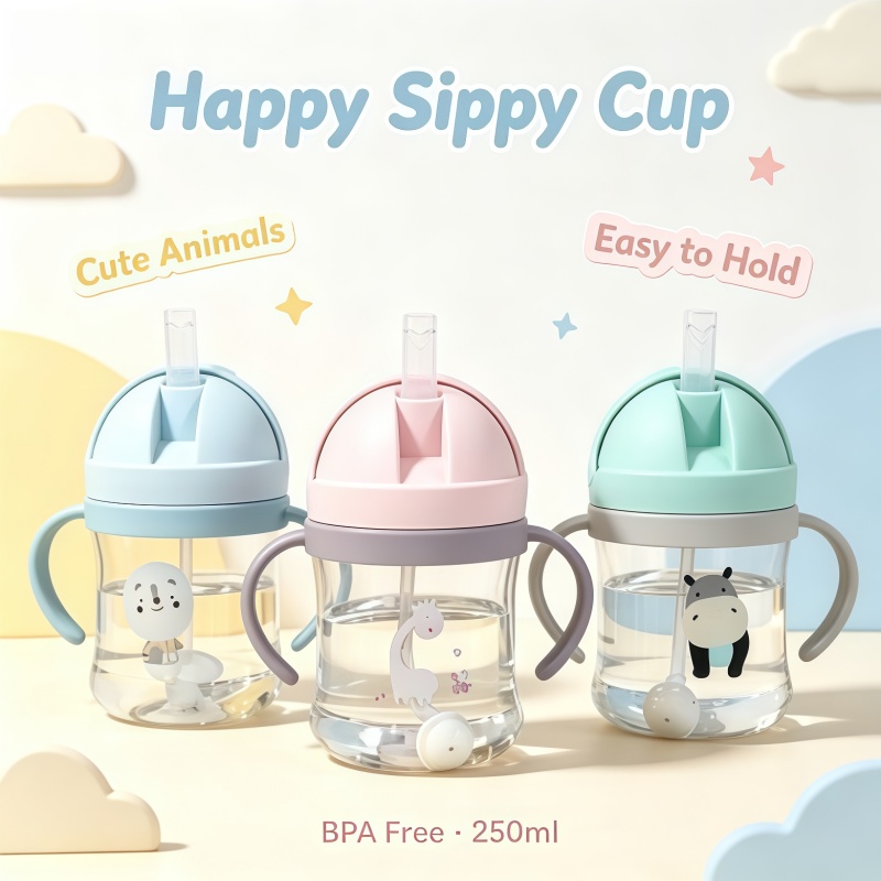 Nieuwe cartoonpatroon drinkfle - Baby Products Expo recensie en prijs