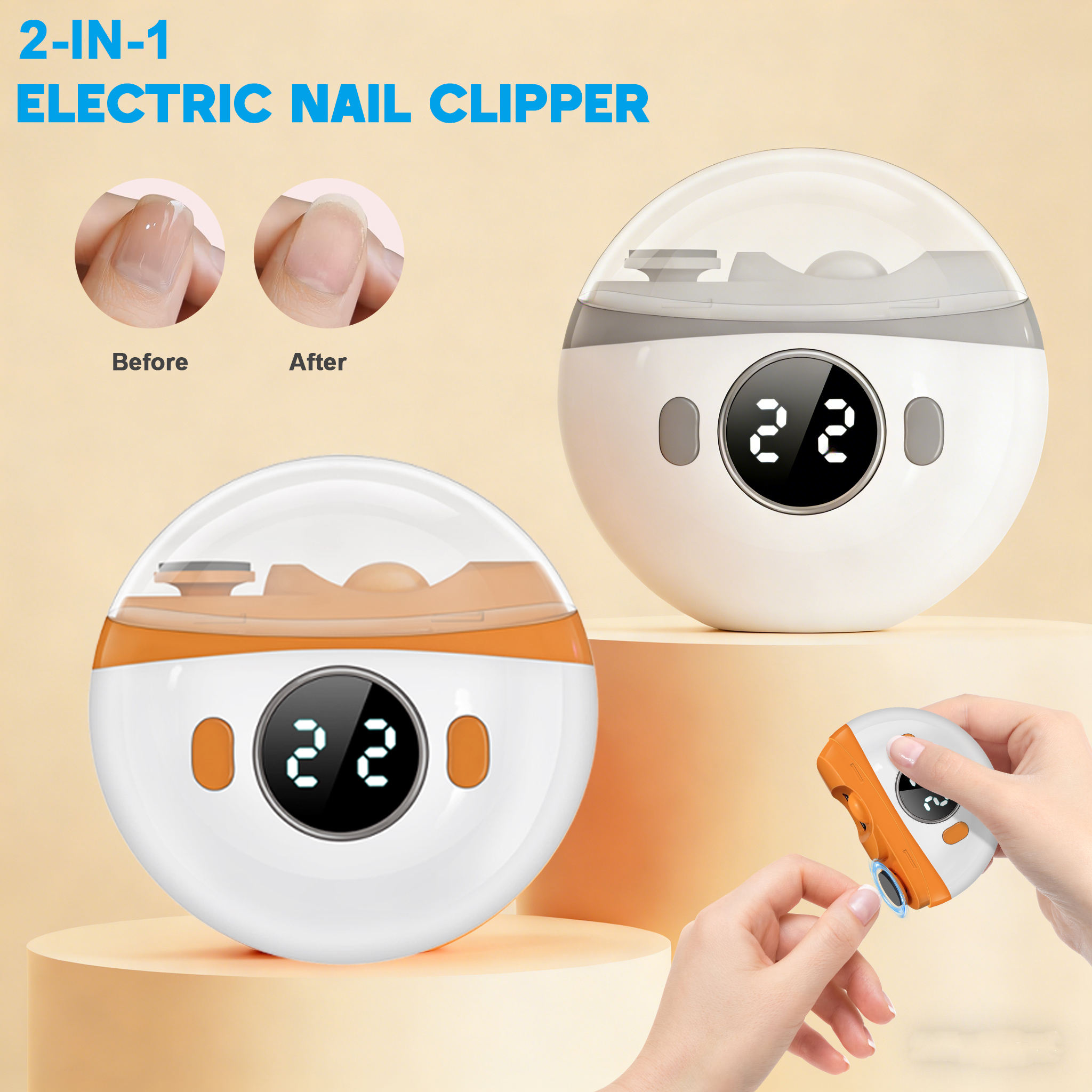 2-in-1 Elektrische Nagelschaar - Baby Nail Trimmer Electric recensie en prijs