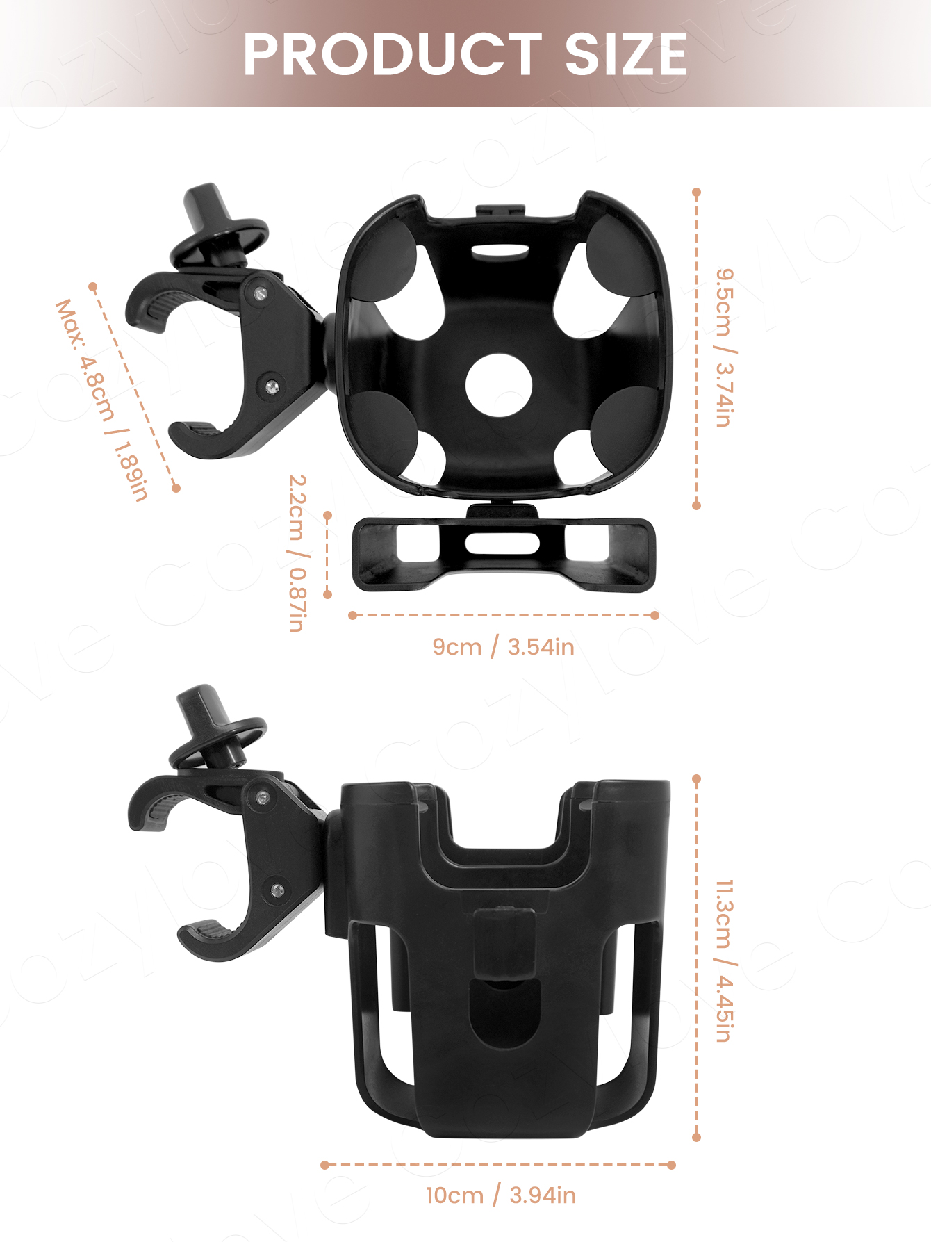 Grote kinderwagen bekerhouder  - Stroller Accessories recensie en prijs