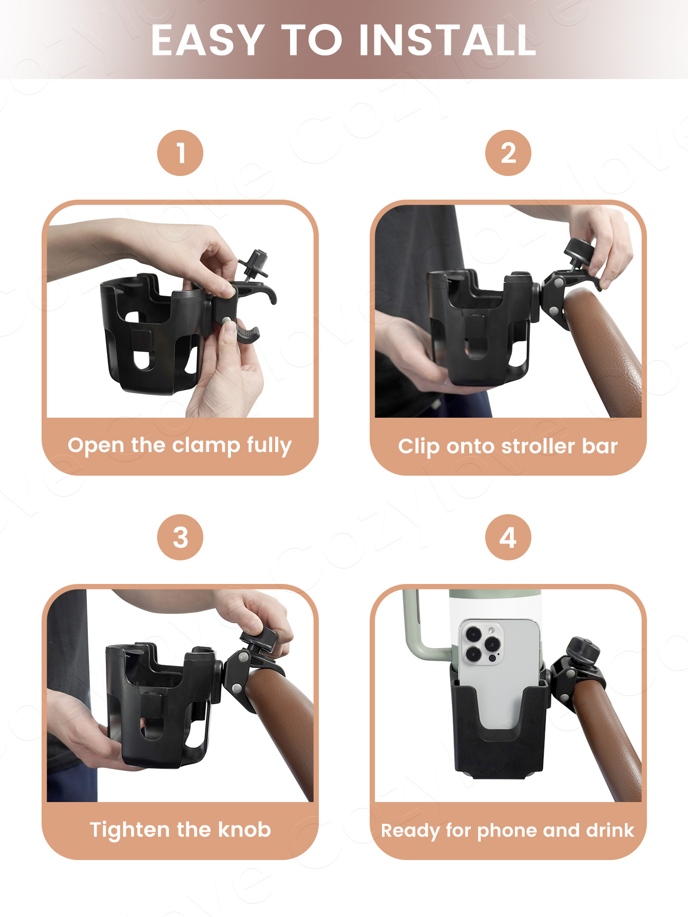 Grote kinderwagen bekerhouder  - Stroller Accessories recensie en prijs