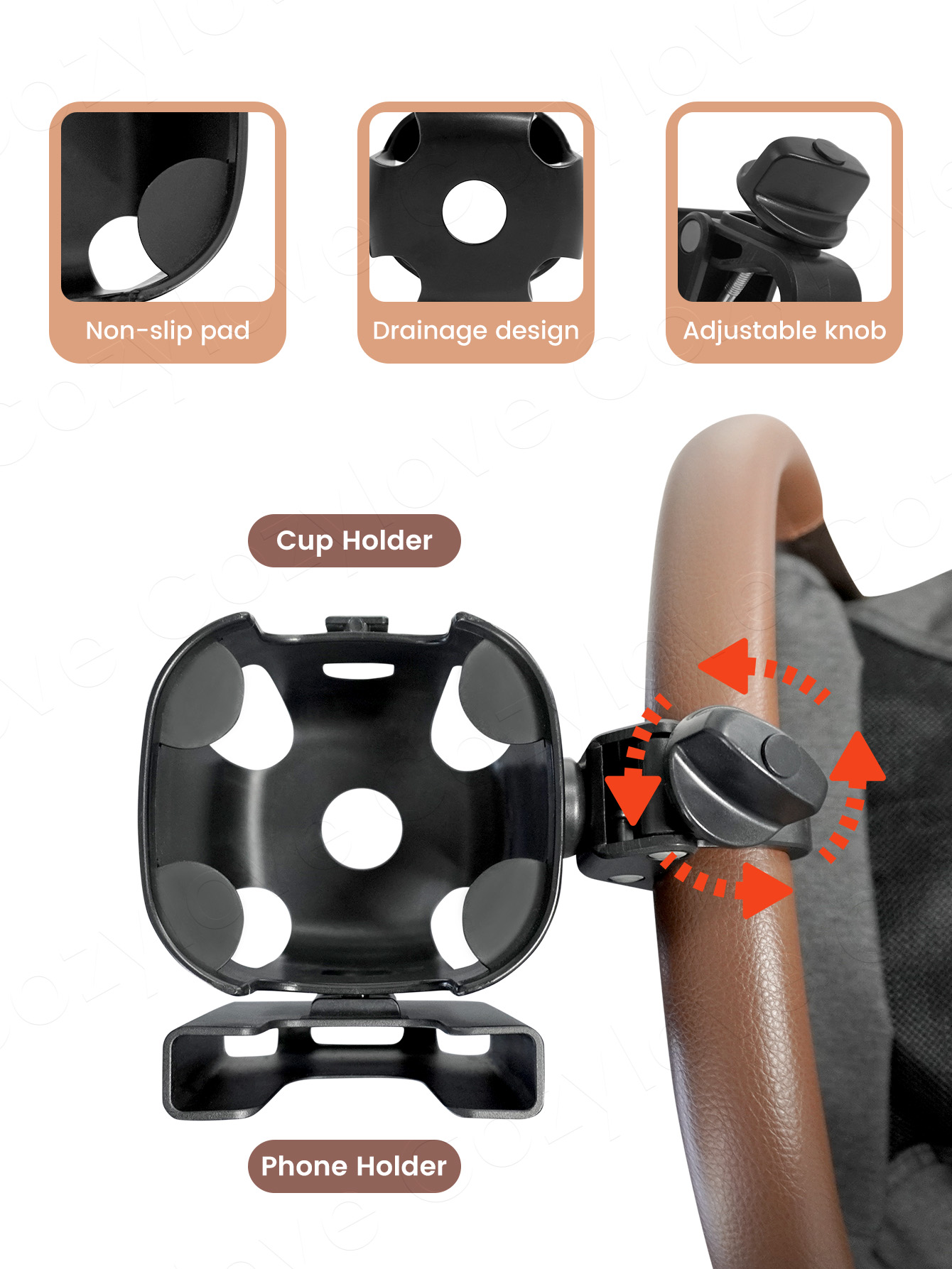 Grote kinderwagen bekerhouder  - Stroller Accessories recensie en prijs